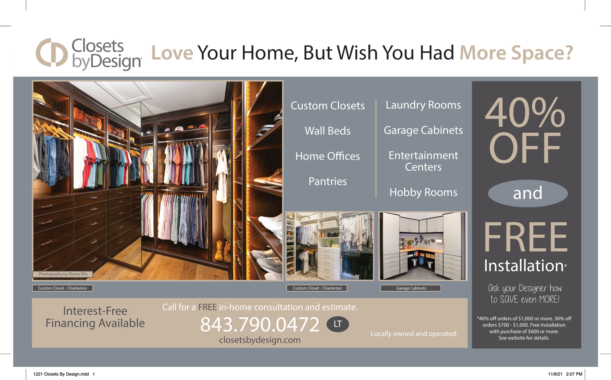 1221 Closets By Design 1